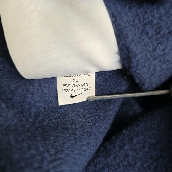 Nike Sportswear Club Fleece Mens Pants Size XL Navy Blue BV2707-410 Cotton Poly - Picture 6 of 10